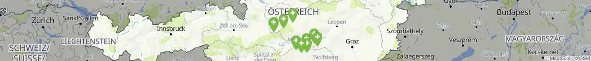 Kartenansicht für Apotheken-Notdienste in der Nähe von Schöder (Murau, Steiermark)